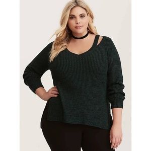 Green torrid sweater